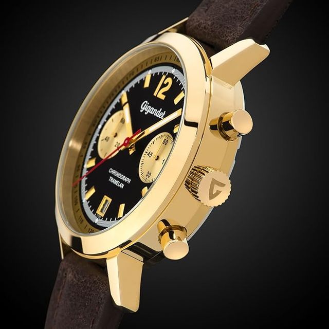 Gigandet Reloj Cronógrafo G10-009 Dorado Marrón