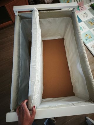 Minicuna El Corte Inglés blanca