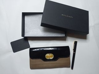 Bvlgari Cartera Piel y Charol