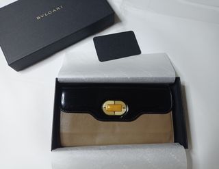 Bvlgari Cartera Piel y Charol
