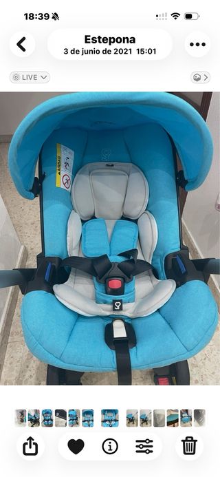 Doona Silla Paseo Convertible Cochecito Auto