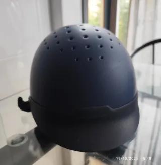 Casco hípica niño azul