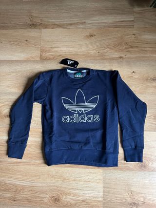 Sudadera Adidas Niño Talla M Azul