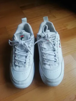 Zapatillas Fila Niña Blancas