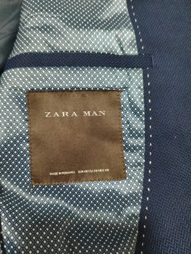 Americana Zara Azul Talla 48