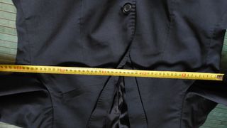 Traje Zara Azul marino a rayas