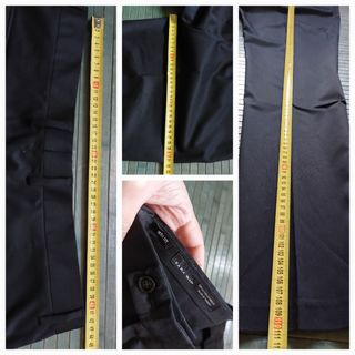 Traje Zara Azul marino a rayas