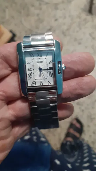Reloj SKMEI Mujer Plata y Blanco