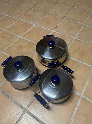 Pack 3 Ollas con Tapas