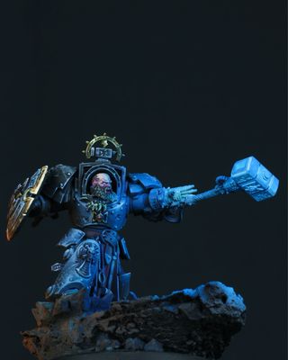 Arjac Rockfist Warhammer 40k Pintado Profesional