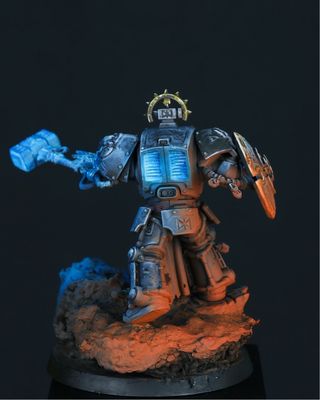 Arjac Rockfist Warhammer 40k Pintado Profesional