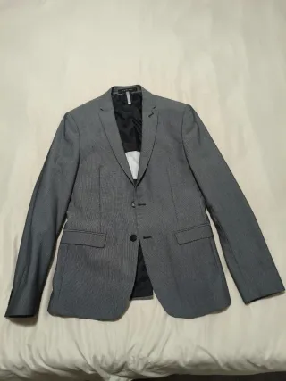 Americana Zara Gris Talla 48