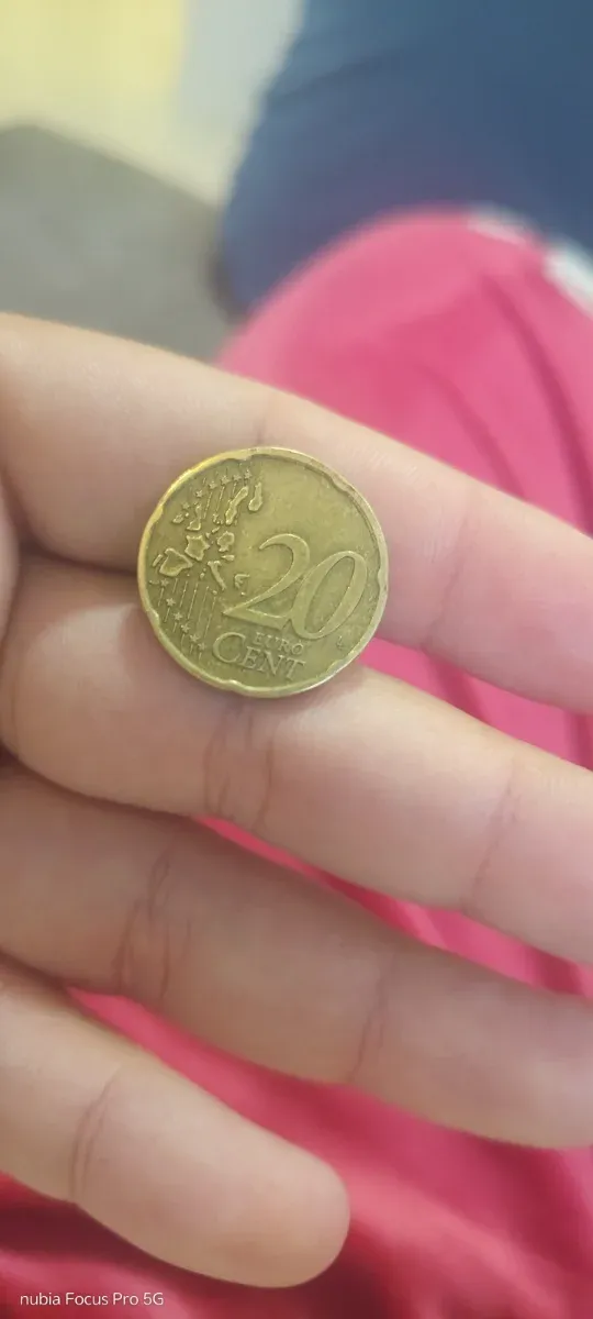 Moneda 20 céntimos Euro 2002.EXOTICA