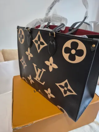 Bolso Louis Vuitton Negro y Beige