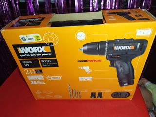 Taladro Percutor WORX WX121 12V 38Nm Brushless