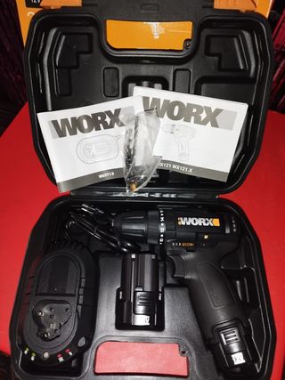 Taladro Percutor WORX WX121 12V 38Nm Brushless