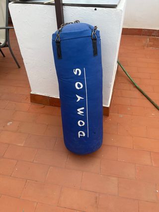 Saco boxeo Domyos azul casi sin usar