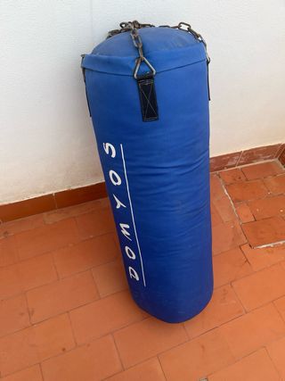 Saco boxeo Domyos azul casi sin usar