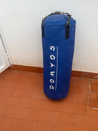 Saco boxeo Domyos azul casi sin usar