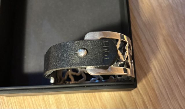 Brazalete Tous Plata y Cuero