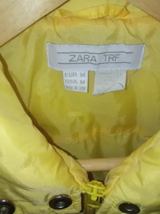 Chaleco impermeable amarillo talla M
