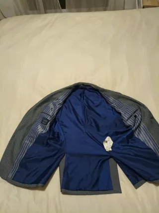Americana Zara Gris Talla 48