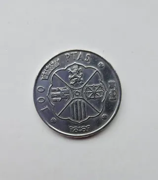 Moneda plata 100 pesetas 1966 estrella 66