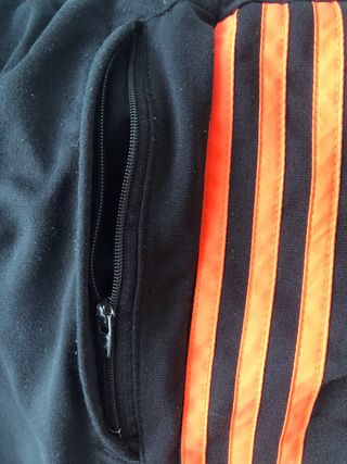 Pantalón chándal Adidas negro/naranja 36-38