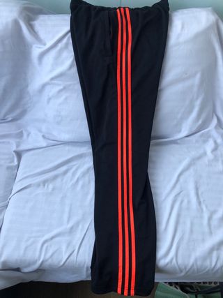 Pantalón chándal Adidas negro/naranja 36-38