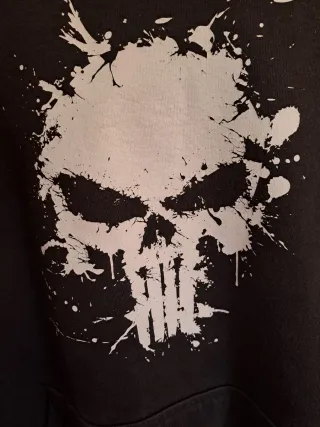 Sudadera Friking Calavera Negra