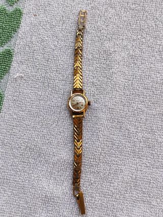 Reloj Abaz 17 rubíes vintage dorado mujer