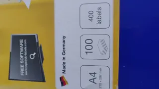 Caja 100 etiquetas Top Stick A4 105x148mm