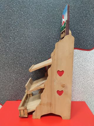 Espositore caramelle Alpenliebe in legno