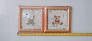 2 cornici per foto per bambini Teddy Bear