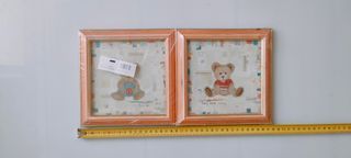 2 cornici per foto per bambini Teddy Bear