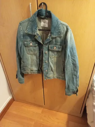 Cazadora vaquera Mango azul