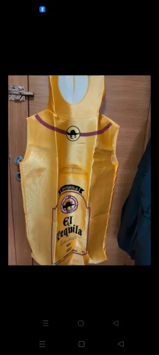 Disfraz Botella Tequila Talla Única