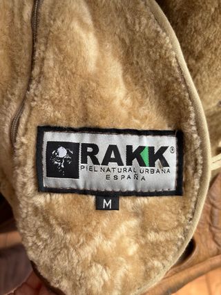 Abrigo Piel Vuelta Marrón Auténtica