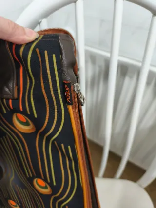 Bolso Vintage con estampado multicolor