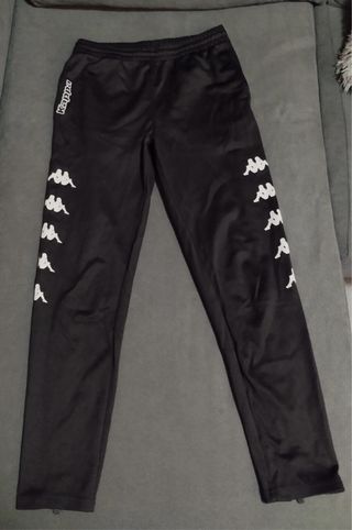 Pantalón chándal Kappa negro talla S