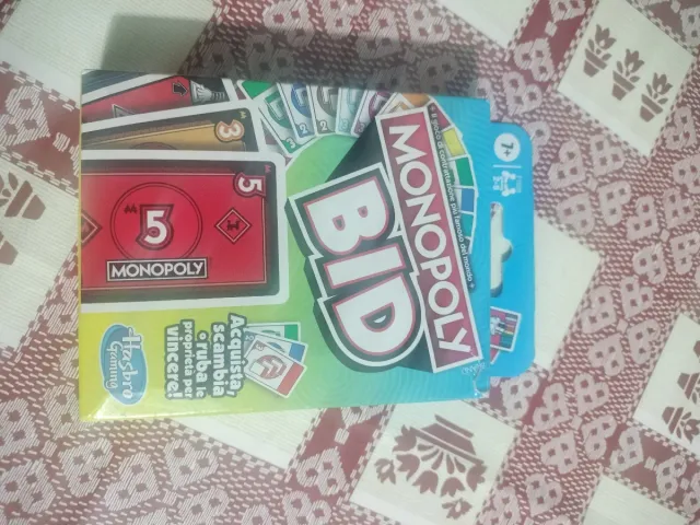 Gioco di carte Monopoly Bid