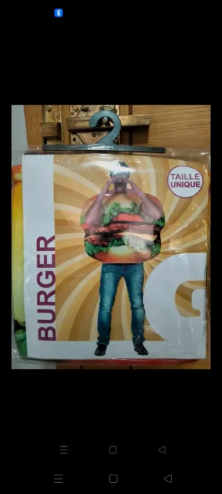 Disfraz Hamburguesa Talla Única