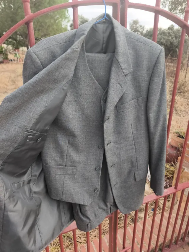 Traje Zara Gris Nuevo