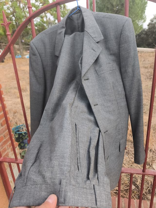 Traje Zara Gris Nuevo