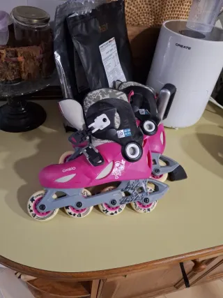 Patines Oxelo Rosas Talla 33-34