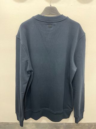 Felpa Ami Paris blu con cuore rosso