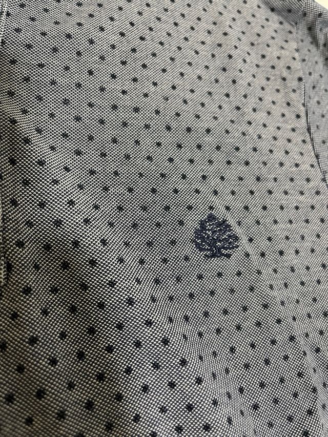 Polo Springfield azul con puntos