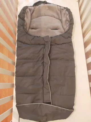 Saco silla bebé gris acolchado