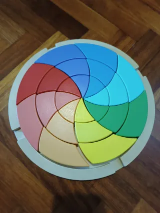 Puzzle Cromático Circular