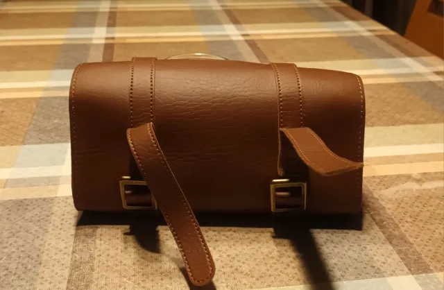 Borsello Bici Vintage Pelle Marrone